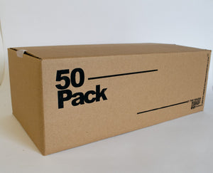 50PACK - Contiene 50 icyshots o paleta congelada con alcohol. Dimensiones del la caja 38x21x15.